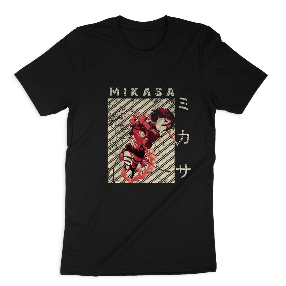 ATTACK ON TITAN - MIKASA ACKERMAN SHORT SLEEVE T-SHIRT