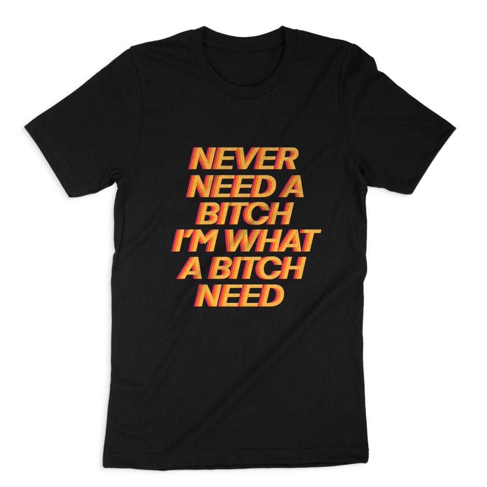 NEVER NEED SHORT SLEEVE T-SHIRT