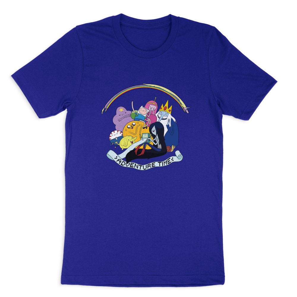 ADVENTURE TIME PRINT OUT SHORT SLEEVE T-SHIRT