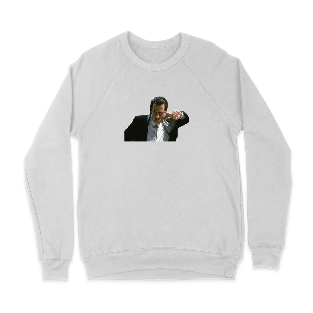 JOHN  TRAVOLTA PULP FICTION VINCENT VEGA SWEATSHIRT