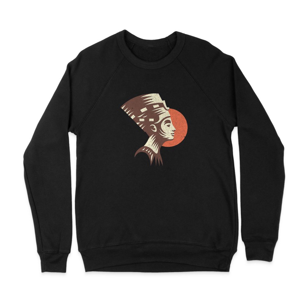 NEFERTITI CLEOPATRA VECTOR SWEATSHIRT
