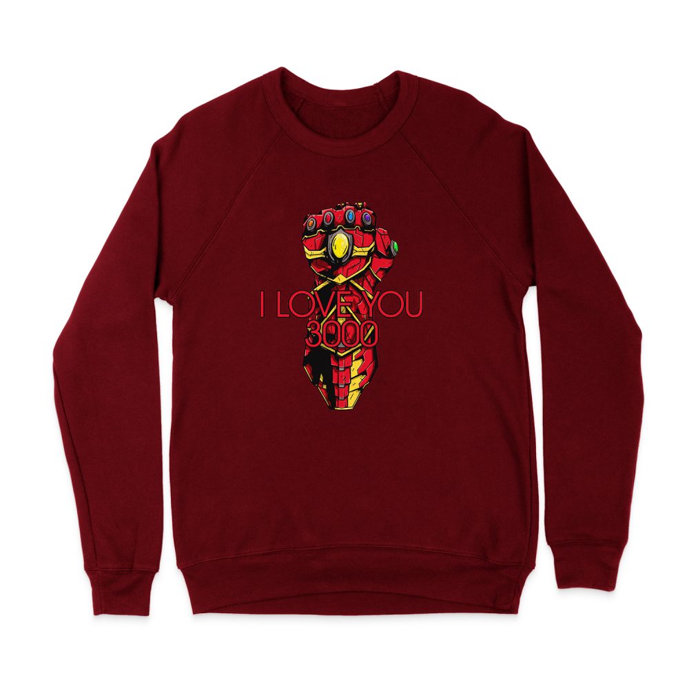 IRON MAN I LOVE YOU 3000 SWEATSHIRT