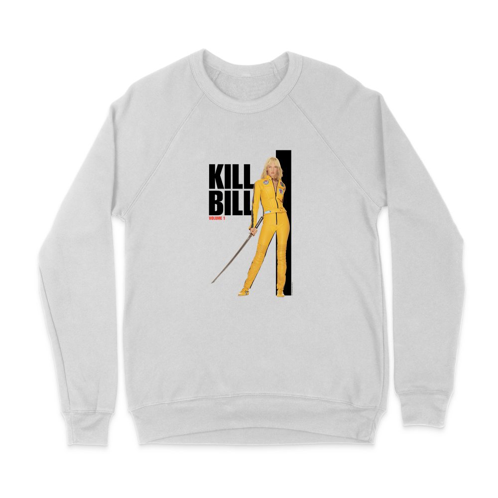 KILL BILL YELLOW SUIT POSTER SWEATSHIRT