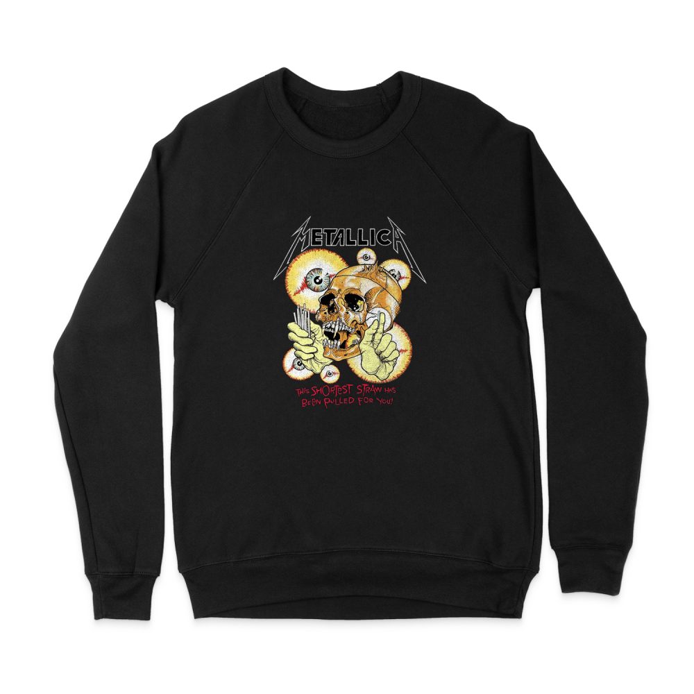 METALLICA MEN'S SHORTEST STRAW SWEATSHIRT