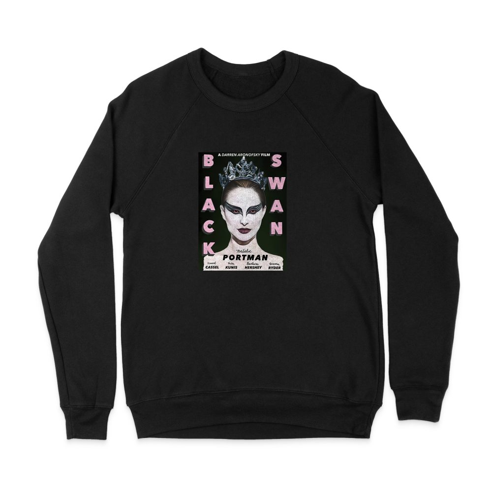 BLACK SWAN RETRO POSTER MOVIE SWEATSHIRT