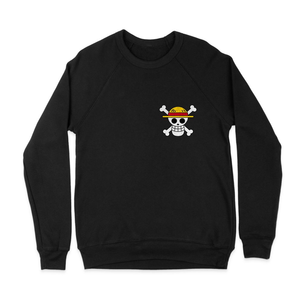 ONE PIECE-STRAW-HAT LOGO PATCH SWEATSHIRT