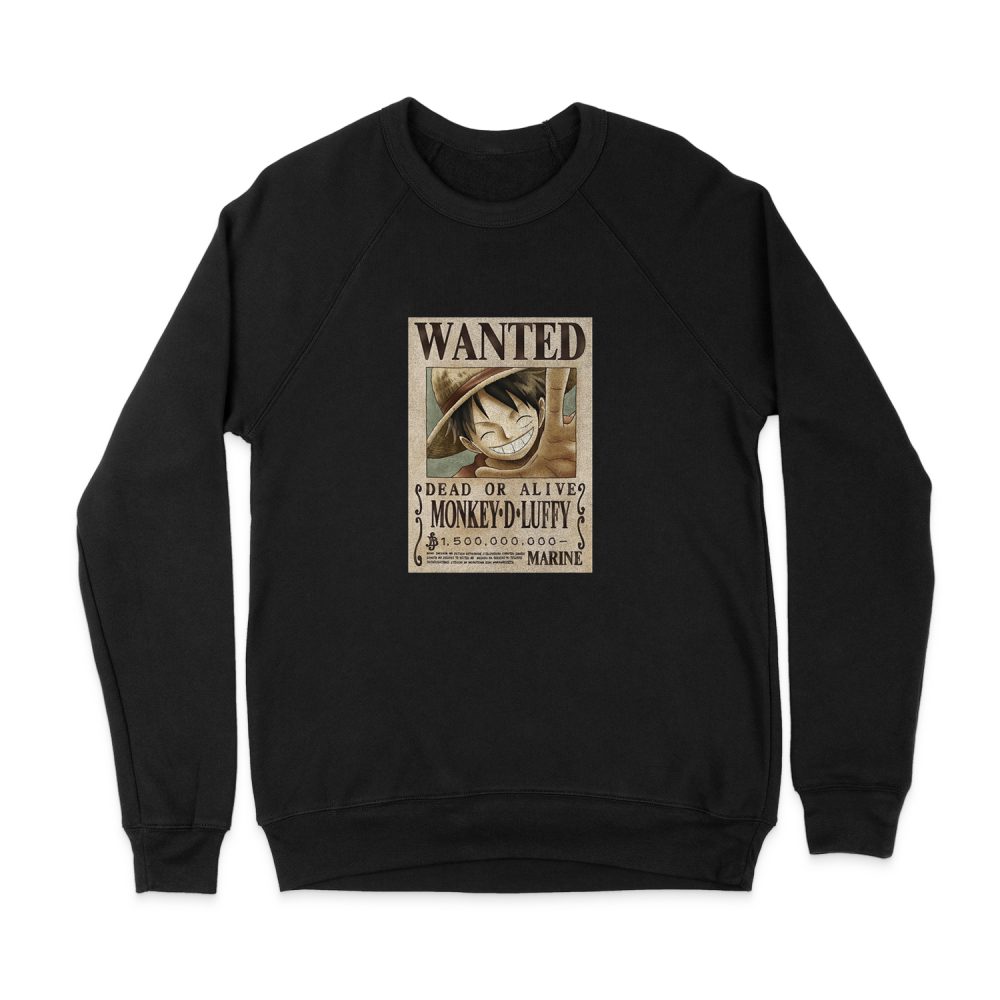 ONE PIECE WANTED POSTER SWEATSHIRT