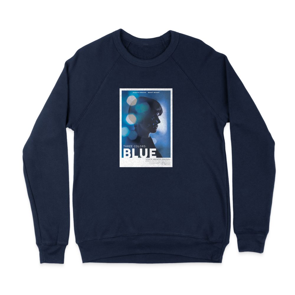 KRZYSZTOF KIESLOWSKI - THREE COLORS BLUE POSTER SWEATSHIRT