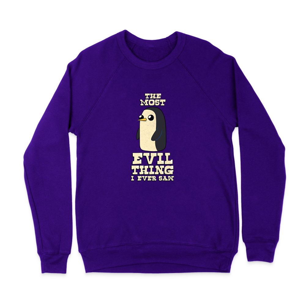 ADVENTURE TIME EVIL THING JUNIORS SWEATSHIRT