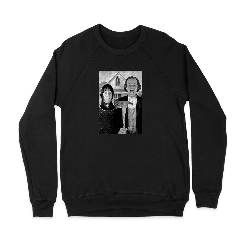 THE SHINING AMERICAN GOTHIC B&W SWEATSHIRT