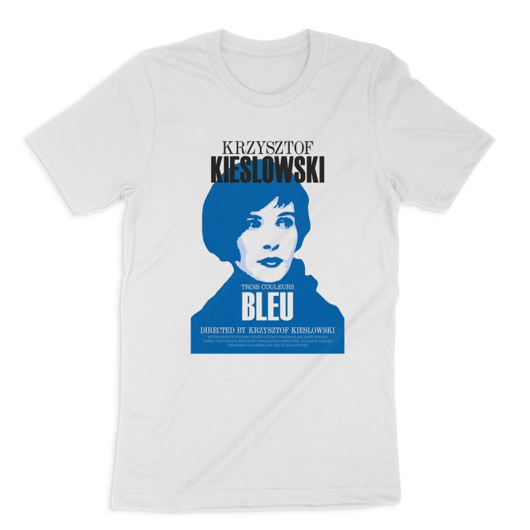 KRZYSZTOF KIESLOWSKI - THREE COLORS BLUE SHORT SLEEVE T-SHIRT