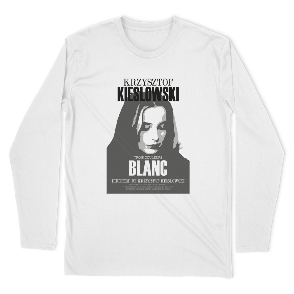 KRZYSZTOF KIESLOWSKI - THREE COLORS WHITE LONG SLEEVE T-SHIRT