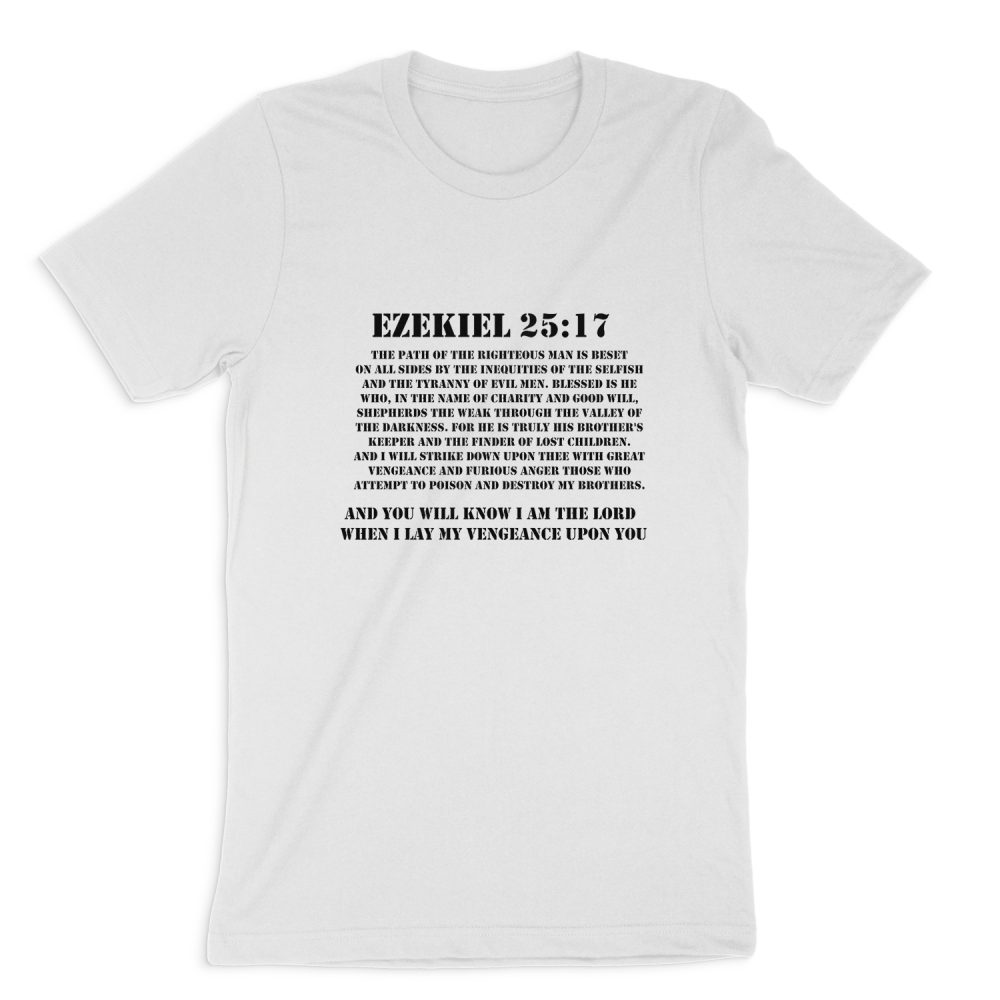 EZEKIEL 2517 SHORT SLEEVE T-SHIRT