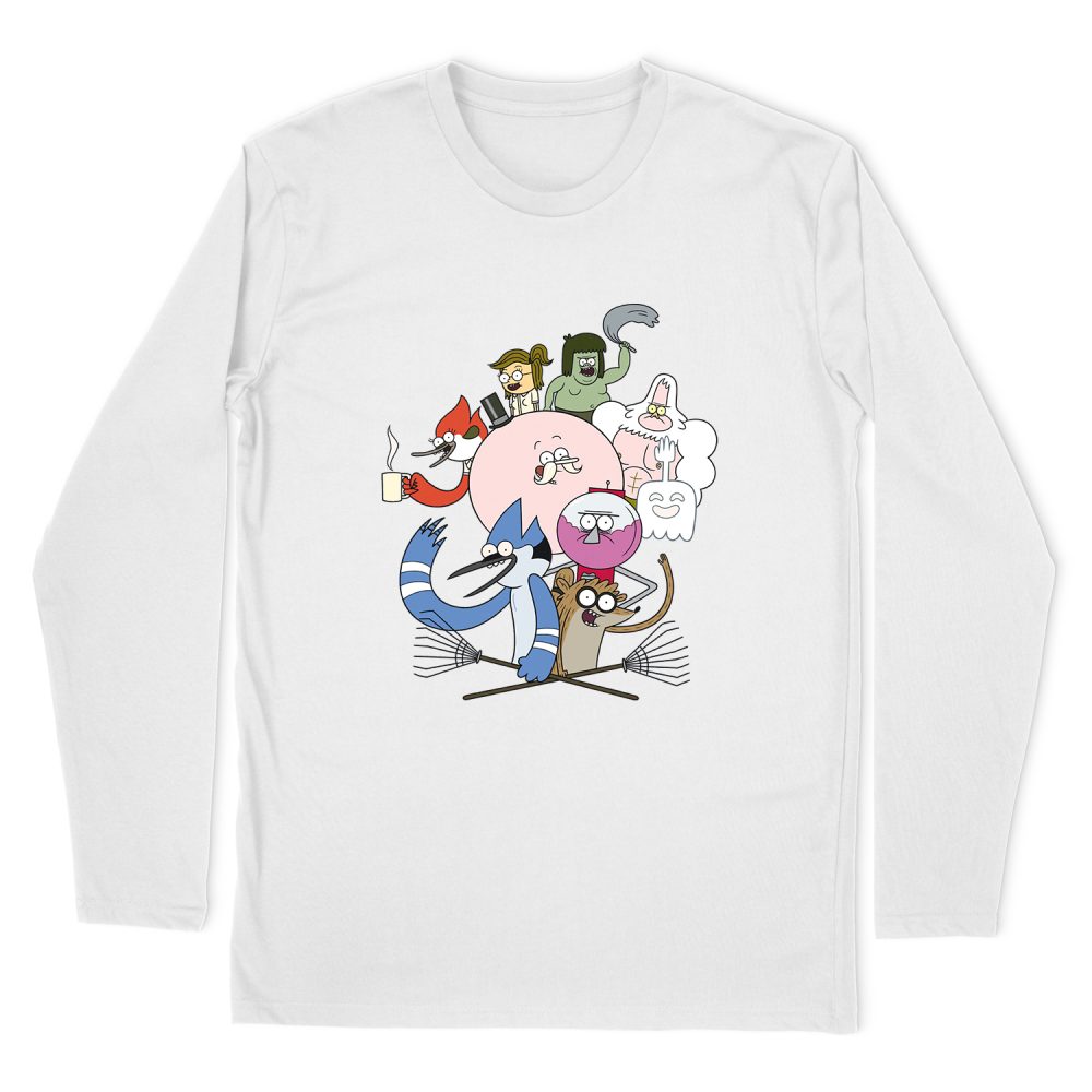 REGULAR SHOW REGULAR CAST LONG SLEEVE T-SHIRT