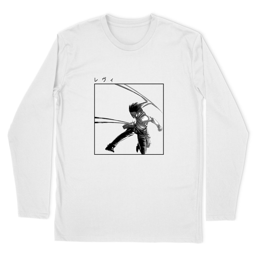 ATTACK ON TITAN - LEVI LONG SLEEVE T-SHIRT