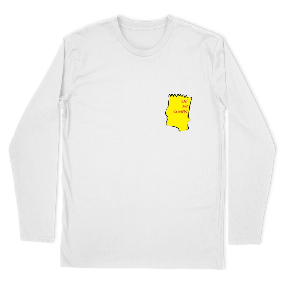 EAT MY SHORTS - THE SIMPSONS LONG SLEEVE T-SHIRT