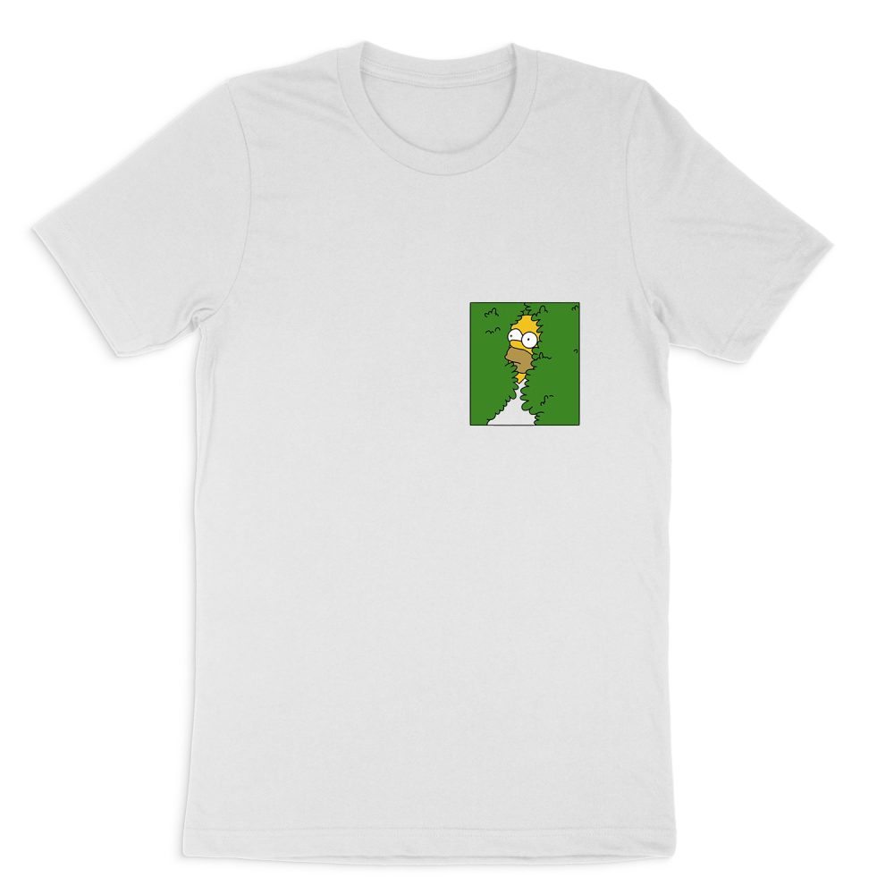 HOMER BACKING INTO BUSH SHORT SLEEVE T-SHIRT