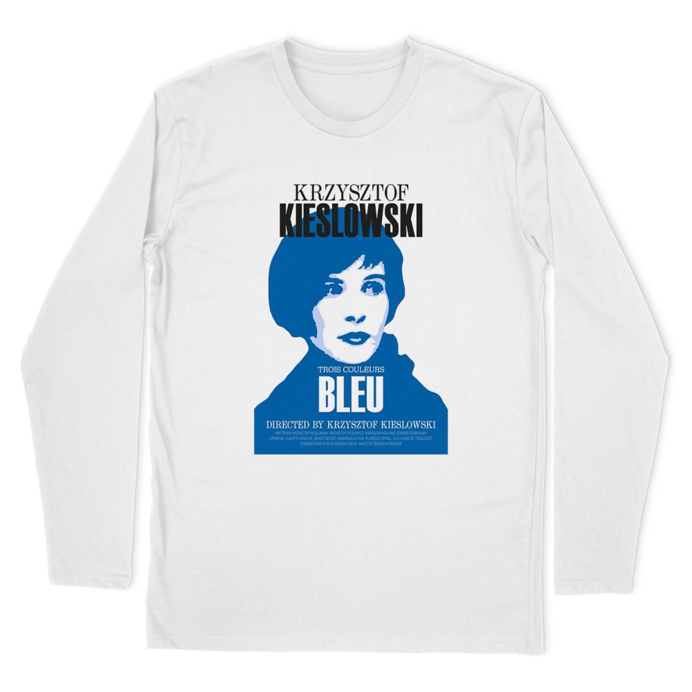 KRZYSZTOF KIESLOWSKI - THREE COLORS BLUE LONG SLEEVE T-SHIRT