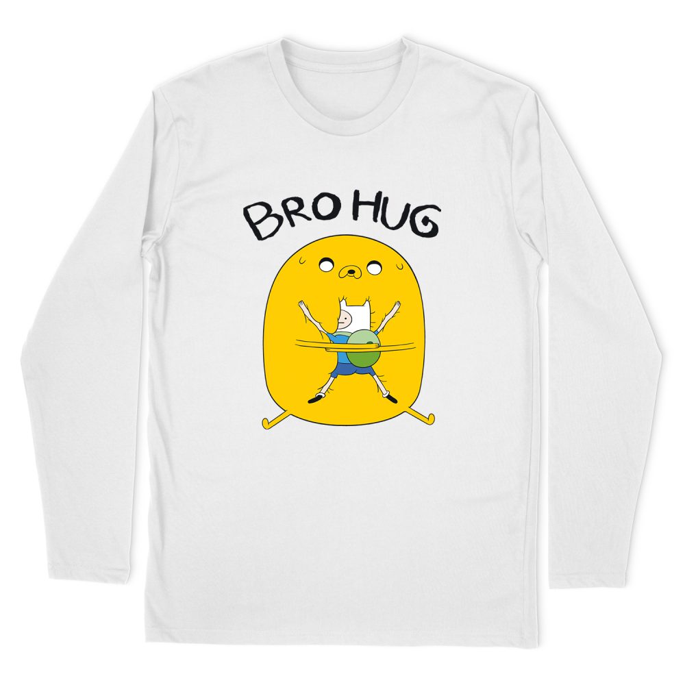 ADVENTURE TIME BRO HUG LONG SLEEVE T-SHORT