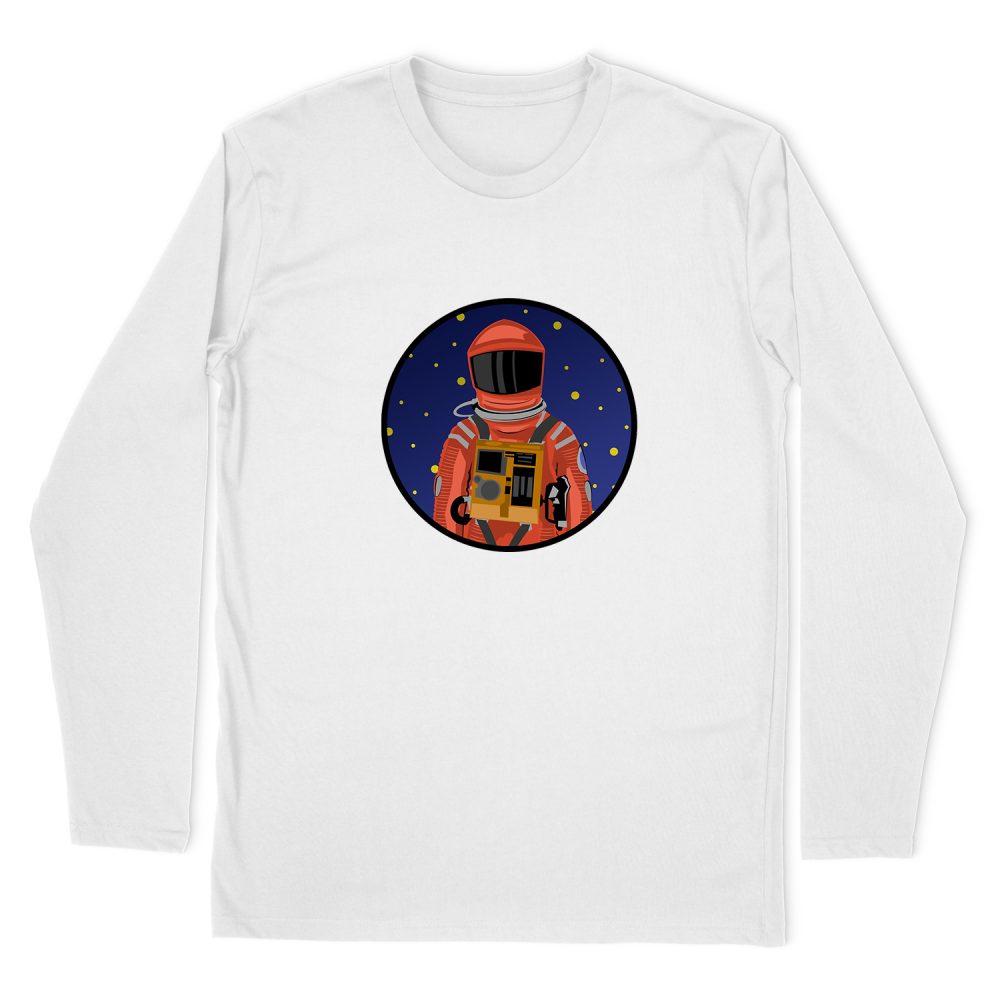 A SPACE ODYSSEY LOGO DAVID LONG SLEEVE T-SHIRT