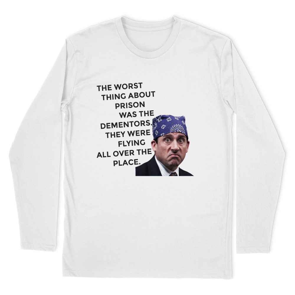 PRISON MIKE MICHAEL SCOTT LONG SLEEVE T-SHIRT