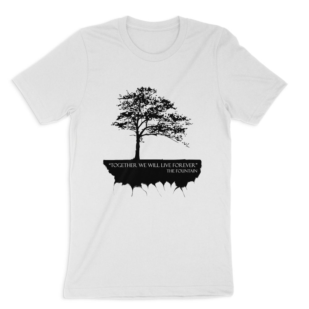TOGETHER WE WILL LIVE FOREVER - THE FOUNTAIN SHORT SLEEVE T-SHIRT