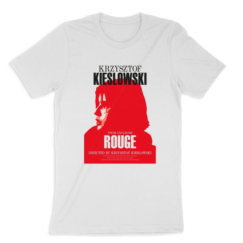 KRZYSZTOF KIESLOWSKI - THREE COLORS RED SHORT SLEEVE T-SHIRT