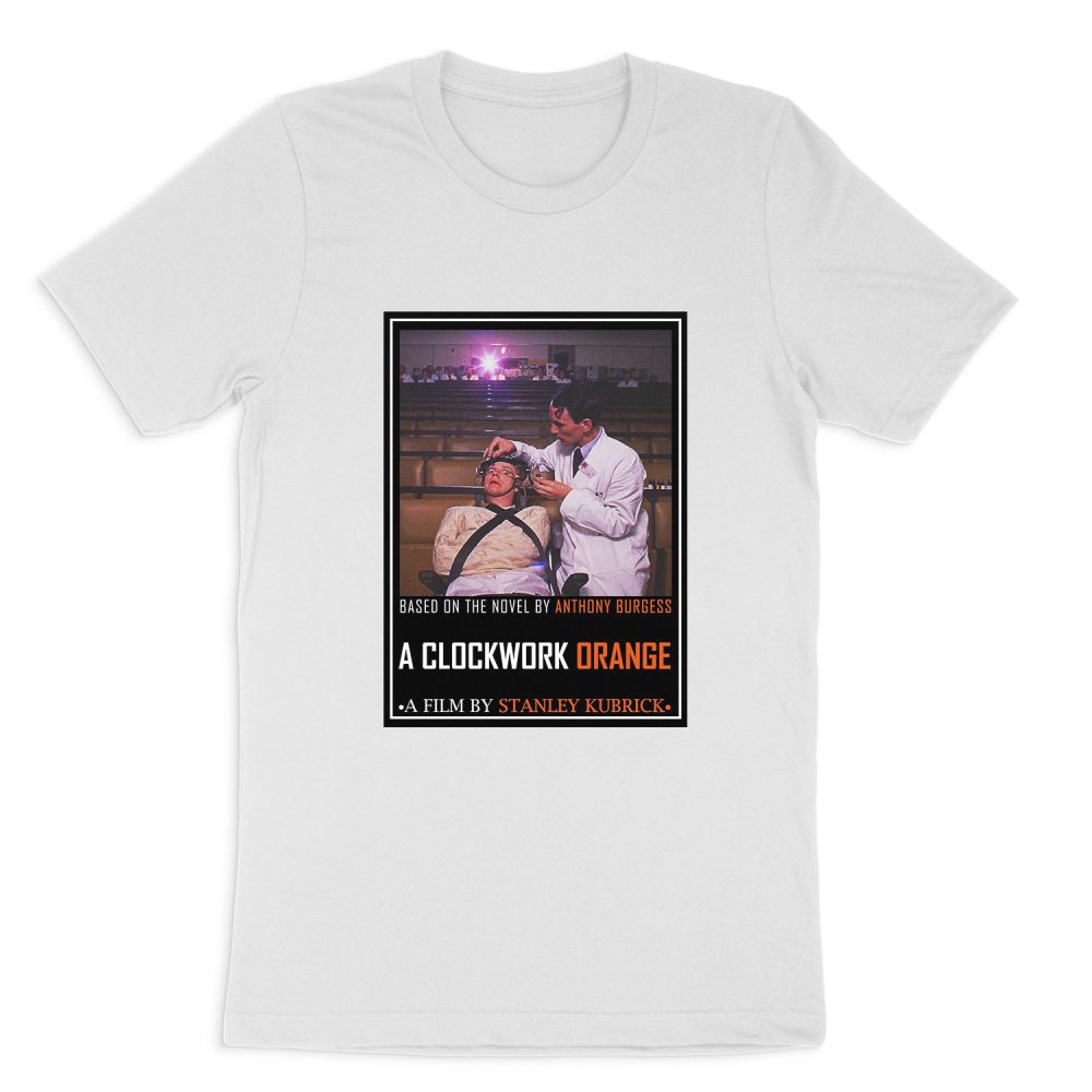 STANLEY KUBRICK MOVIE POSTER - A CLOCKWORK ORANGE SHORT SLEEVE T-SHIRT