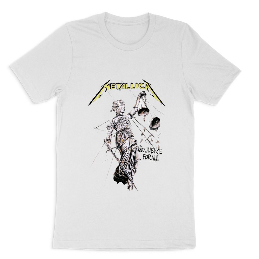 METAKICA AND JUSTICE FOR ALL SHORT SLEEVE T-SHIRT