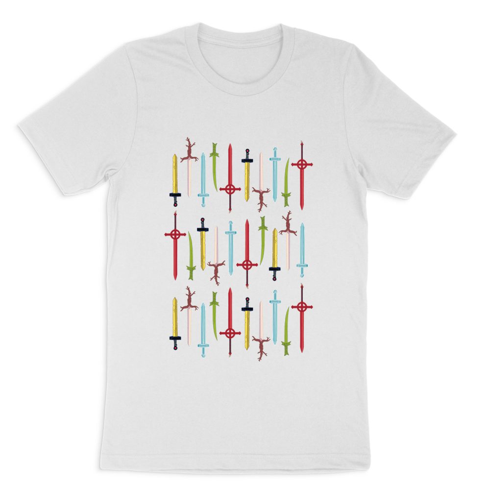 ADVENTURE TIME SWORDS SHORT SLEEVE T-SHIRT