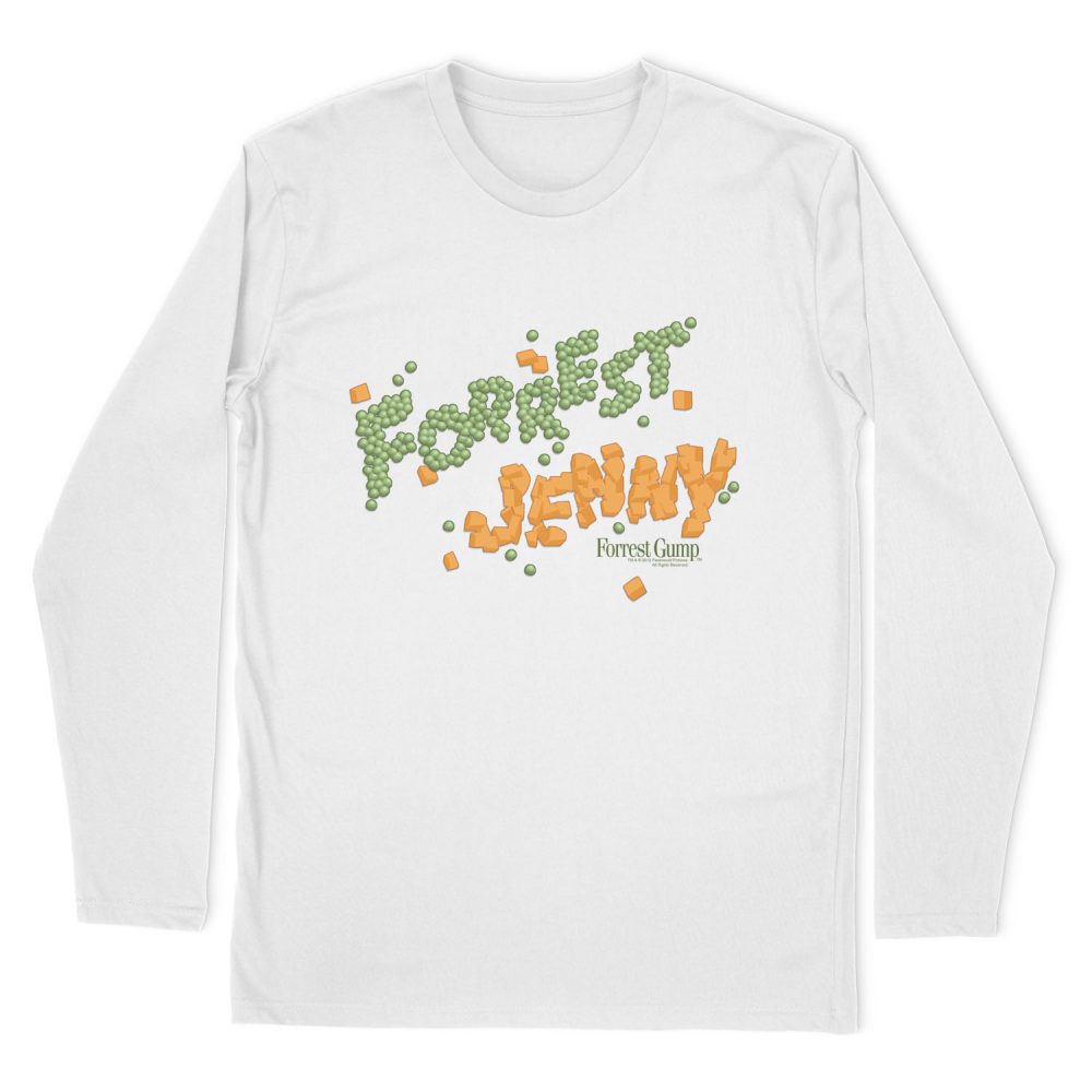 FORREST GUMP PEAS AND CARROTS LONG SLEEVE T-SHIRT