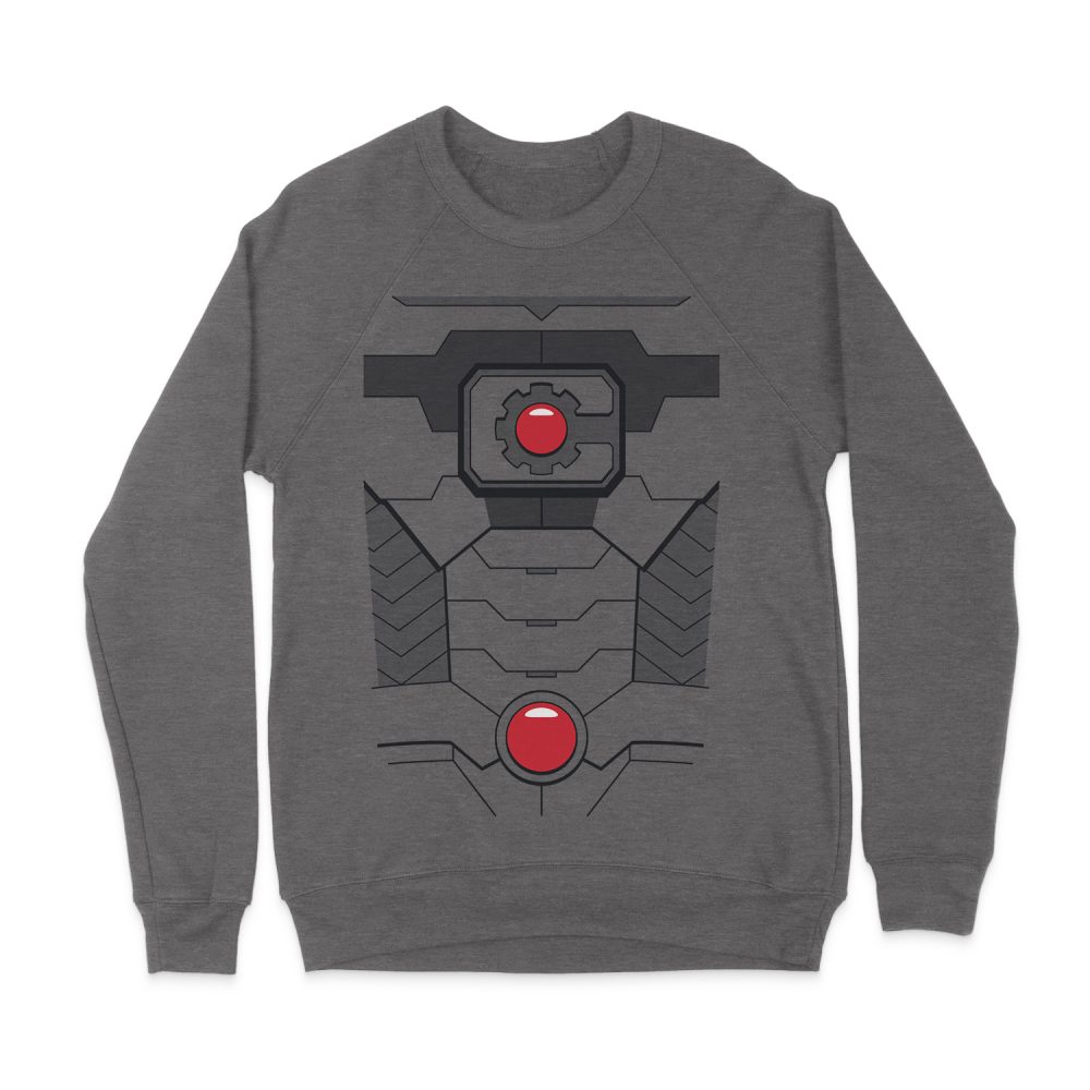 JUSTICE LEAGUE CYBORG COSTUME UNIFORM SWEATSHIRT