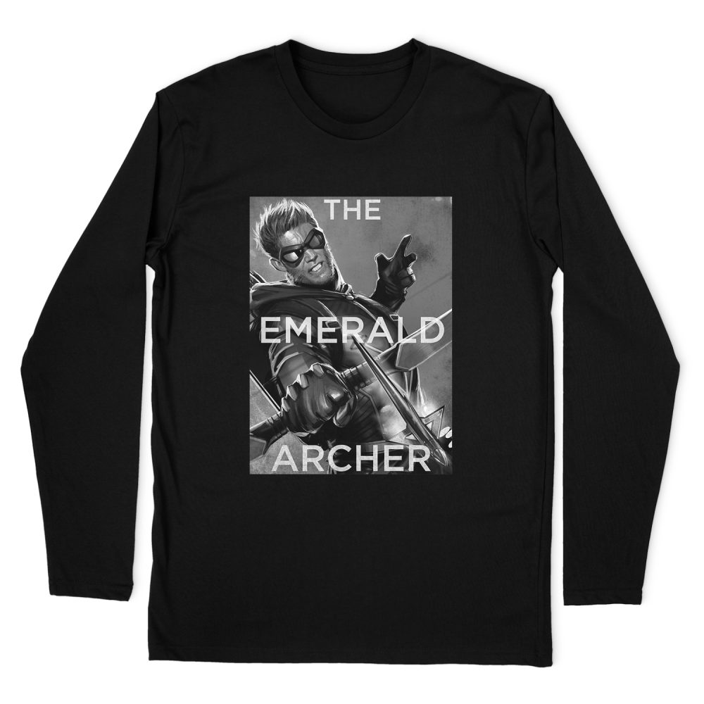 TRIGGER BLACK & WHITE LONG SLEEVE T-SHIRT