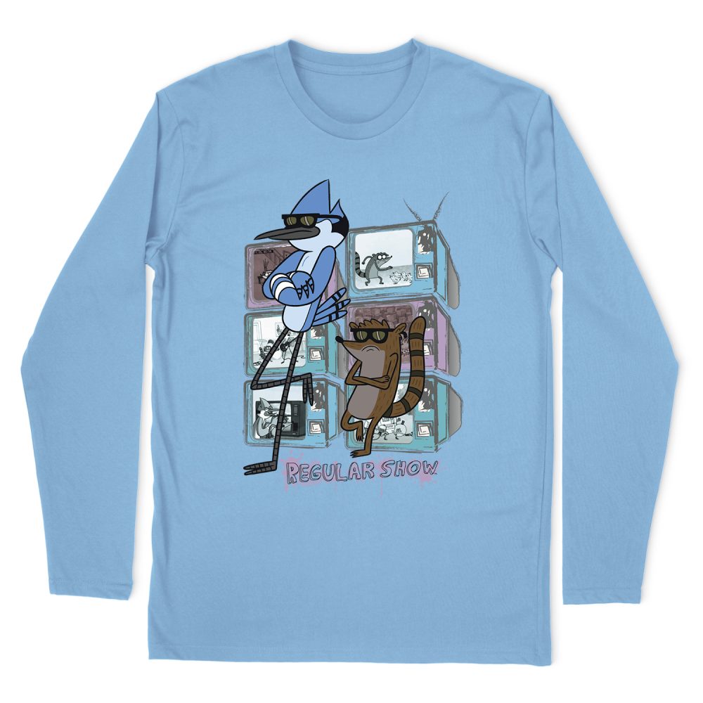 REGULAR SHOW TV TOO COOL LONG SLEEVE T-SHIRT