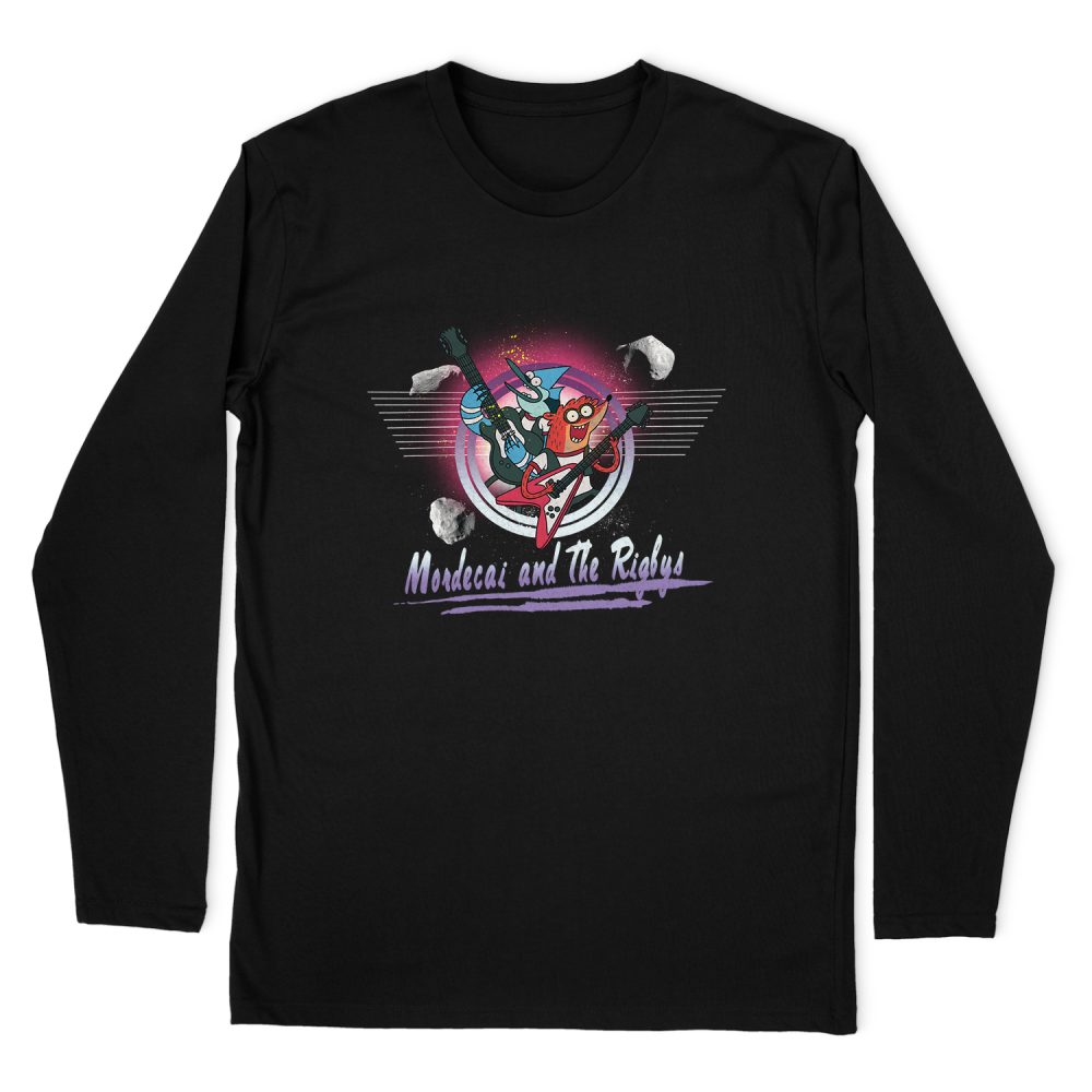REGULAR SHOW MORDECAI & THE RIGBYS LONG SLEEVE T-SHIRT