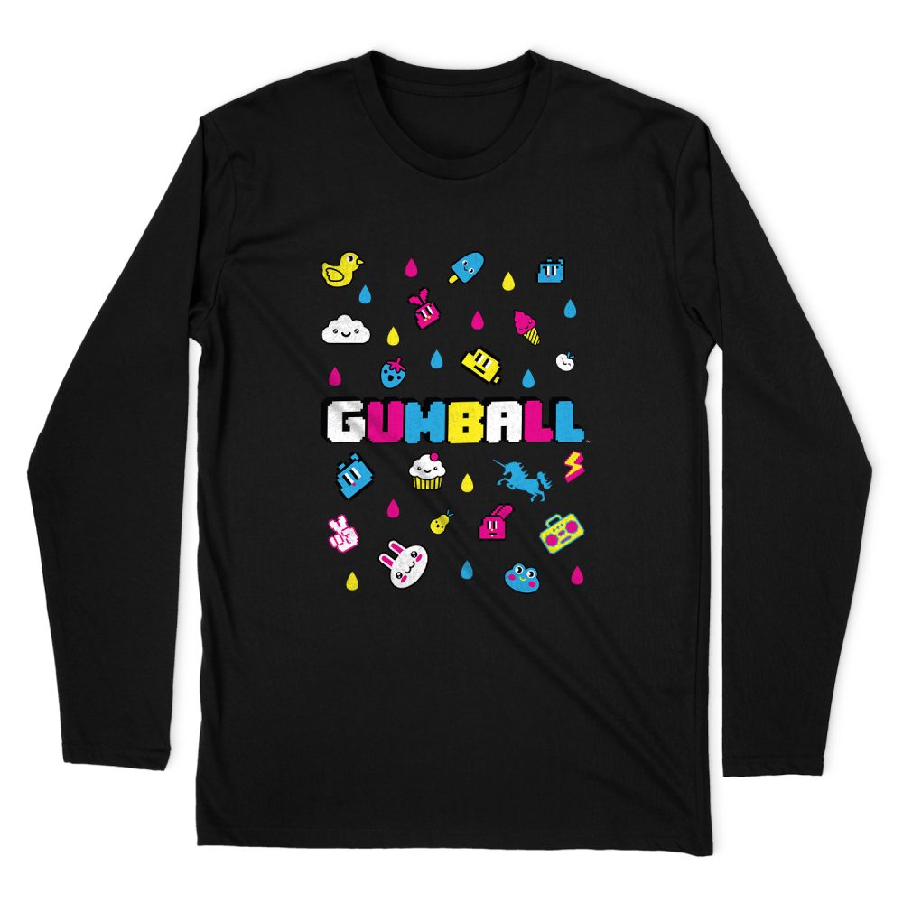 THE AMAZING WORLD OF GUMBALL FUN DROPS LONG SLEEVE T-SHIRT