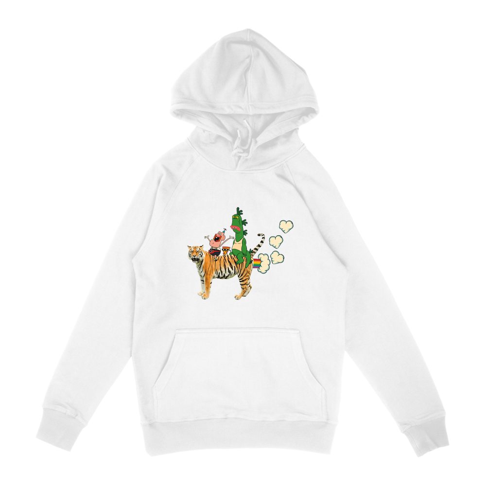 UNCLE GRANDPA FART HEARTS HOODIE