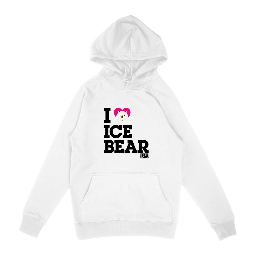 WE BARE BEARS HEART ICE BEAR HOODIE