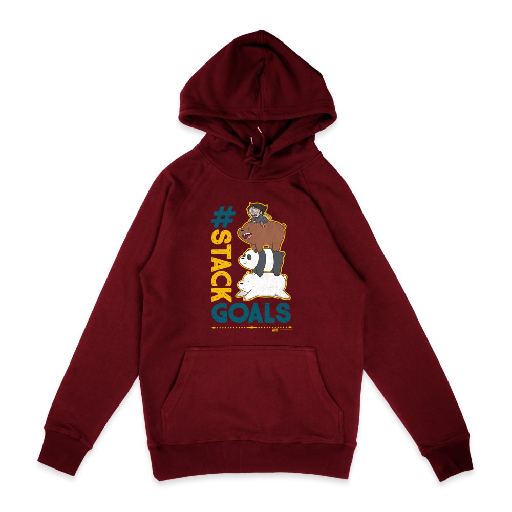 WE BARE BEARS STACK GOALS HOODIE