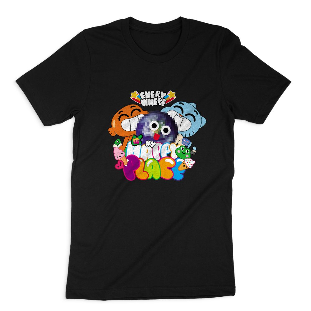 THE AMAZING WORLD OF GUMBALL HAPPY PLACE SHORT SLEEVE T-SHIRT