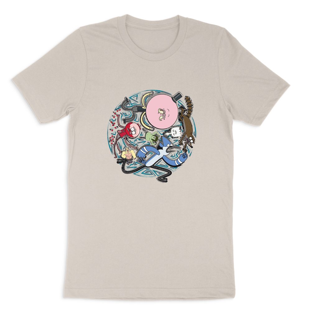 REGULAR SHOW STRANGE CIRCLE SHORT SLEEVE T-SHIRT
