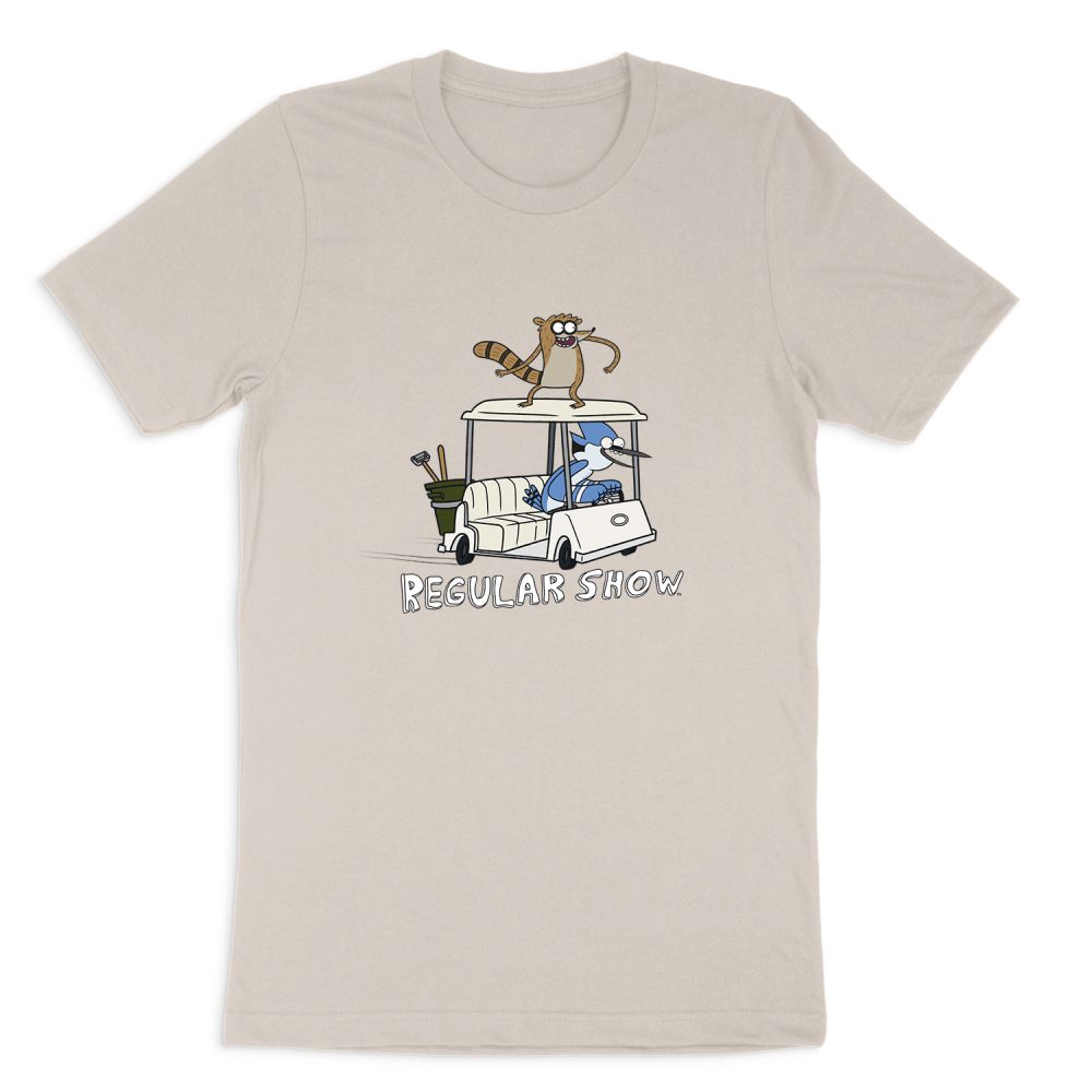 REGULAR SHOW GOLF CART SHORT SLEEVE T-SHIRT