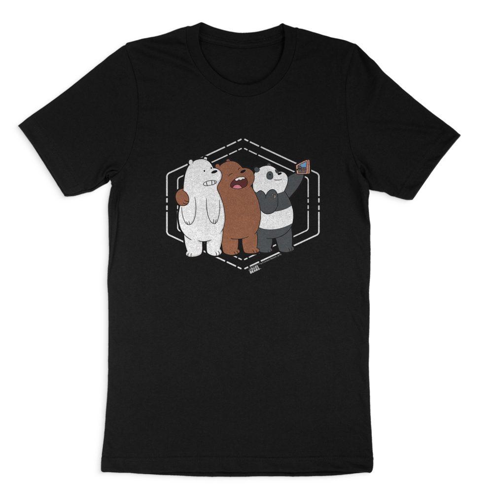 WE BARE BEARS SELFIE SHORT SLEEVE T-SHIRT