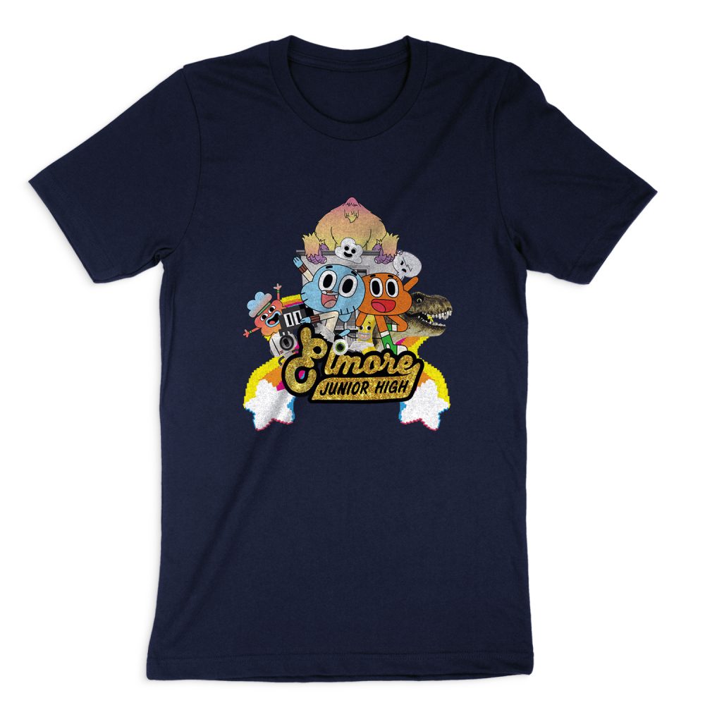 THE AMAZING WORLD OF GUMBALL ELMORE JUNIOR HIGH SHORT SLEEVE T-SHIRT