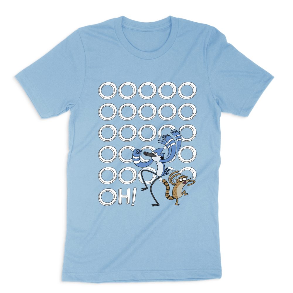 REGULAR SHOW OOOOOH SHORT SLEEVE T-SHIRT