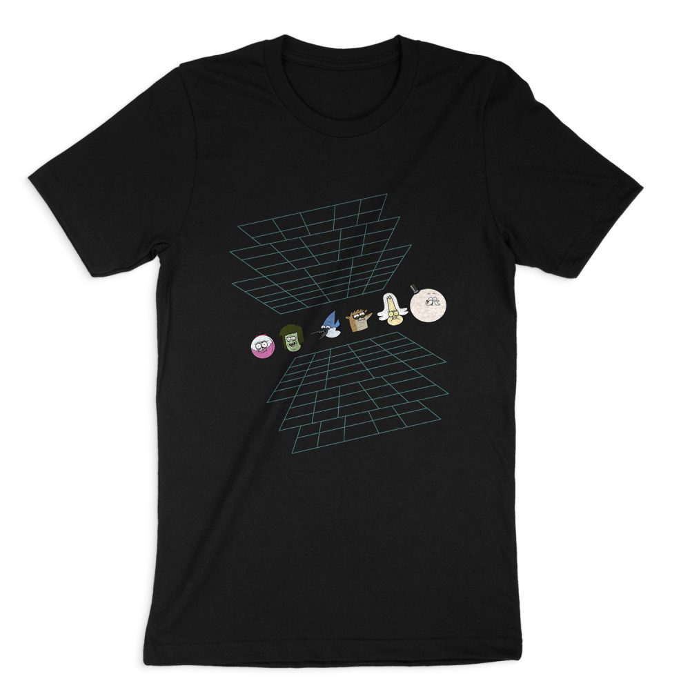 REGULAR SHOW REGULAR GRID SHORT SLEEVE T-SHIRT