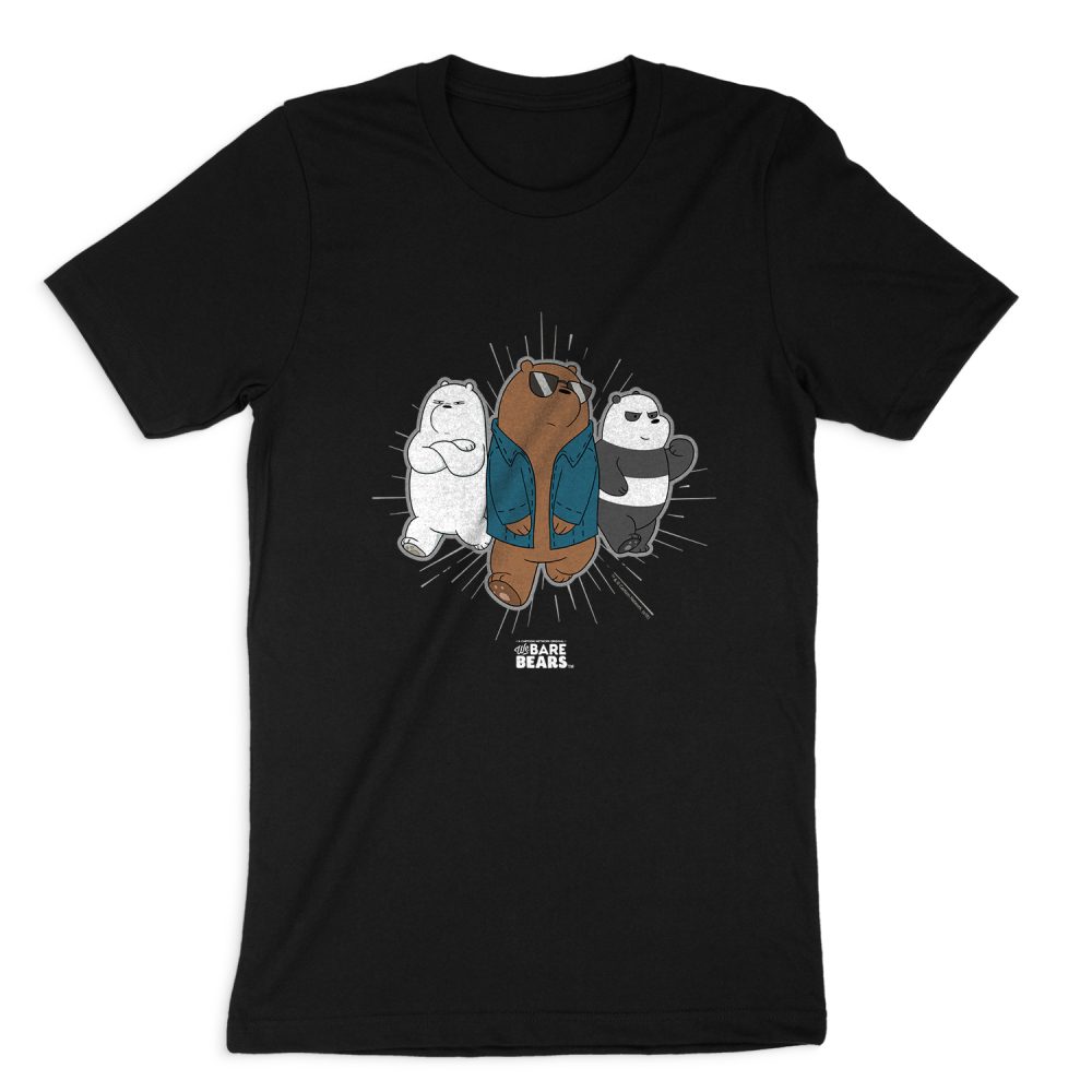 WE BARE BEARS JACKET SHORT SLEEVE T-SHIRT