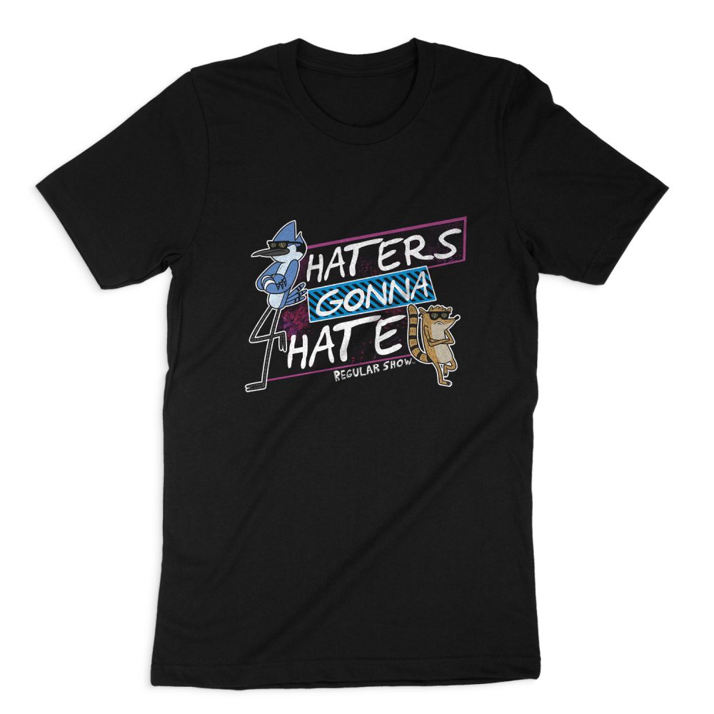 REGULAR SHOW HATERS GONNA HATE SHORT SLEEVE T-SHIRT