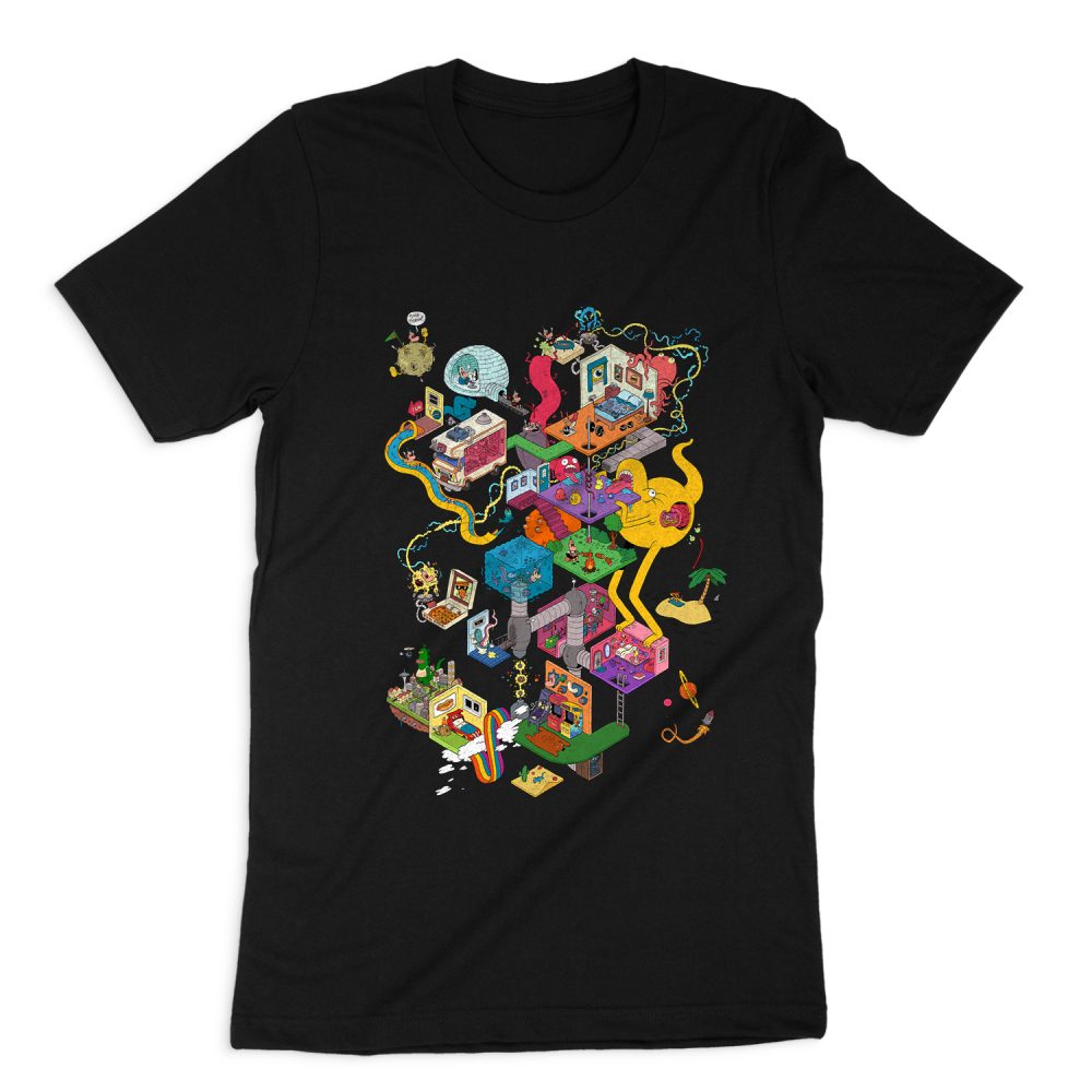 UNCLE GRANDPA INSIDE THE RV SHORT SLEEVE T-SHIRT