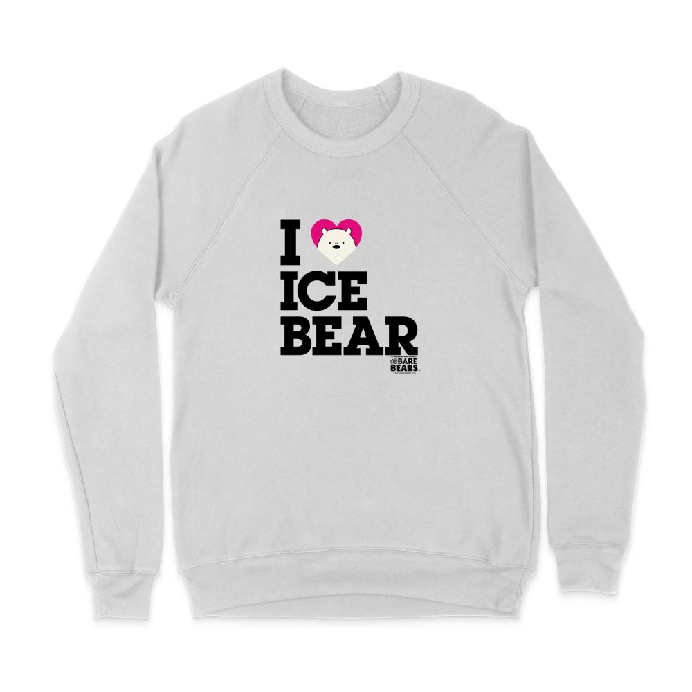 WE BARE BEARS HEART ICE BEAR SWEATSHIRT